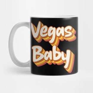 RETRO Vegas Text. Mug